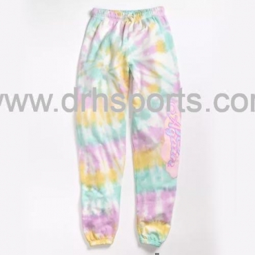 Try Again Pastel Tie Dye Sweatpants Manufacturers in Mississippi Mills